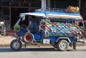 Tuk tuk transport in Luang Prabang and Laos 2024 - David Allan