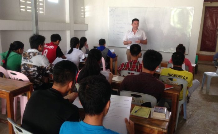 Transferring skills to teachers in Lao schools