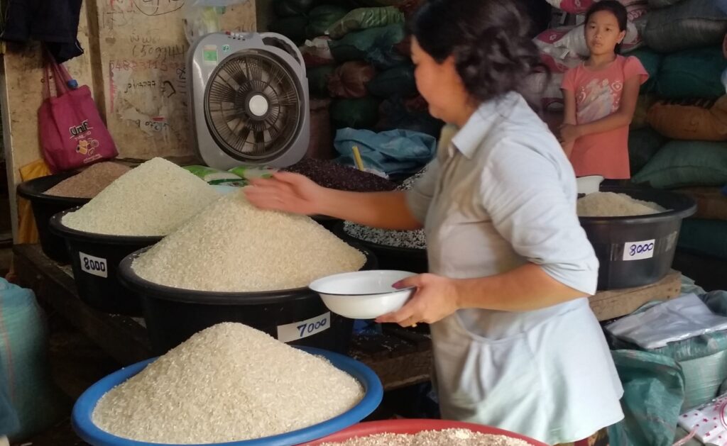 laos- rice at lao market scaled e1632173871270